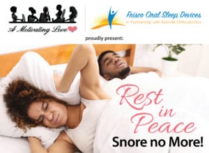 Rest in Peace, Snore no More, event benefiting A Motivating Love