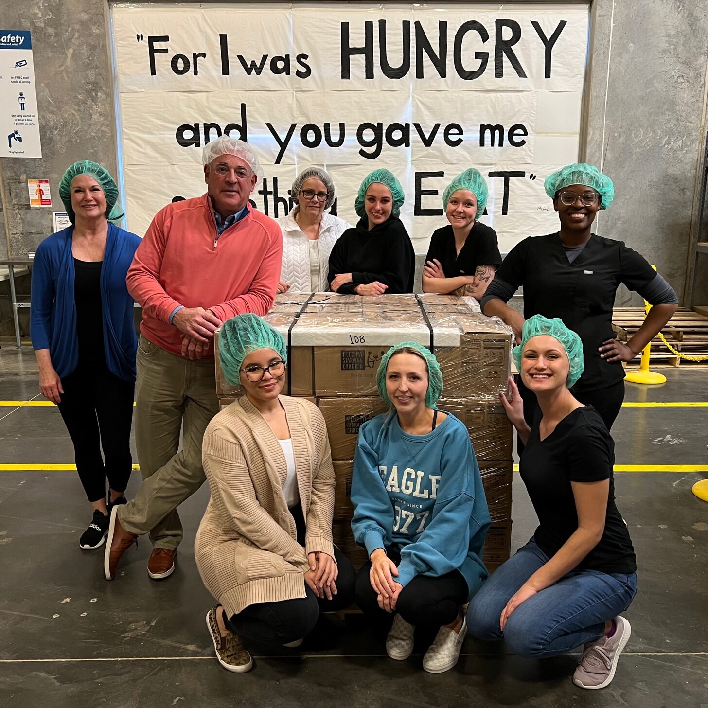 RxSmile team volunteered at Feed My Starving Children in Richardson
