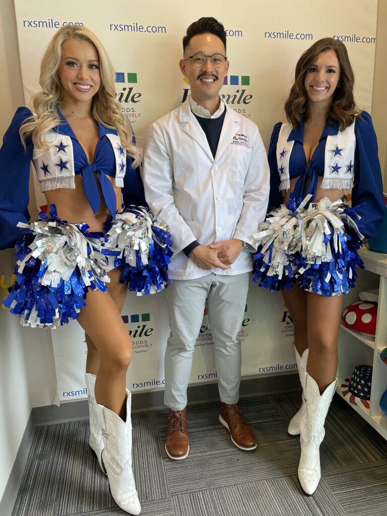 Dallas Cowboys Cheerleaders and Rowdy Exclusive, RxSmile Frisco  Orthodontist