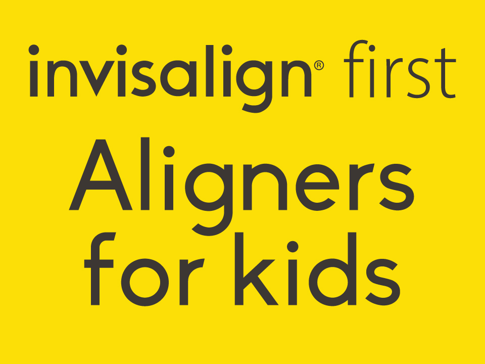 Invisalign First clear aligners designed for little kid smiles