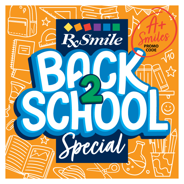 RxSmile Frisco Orthodontics 2025 Back-to-school promo