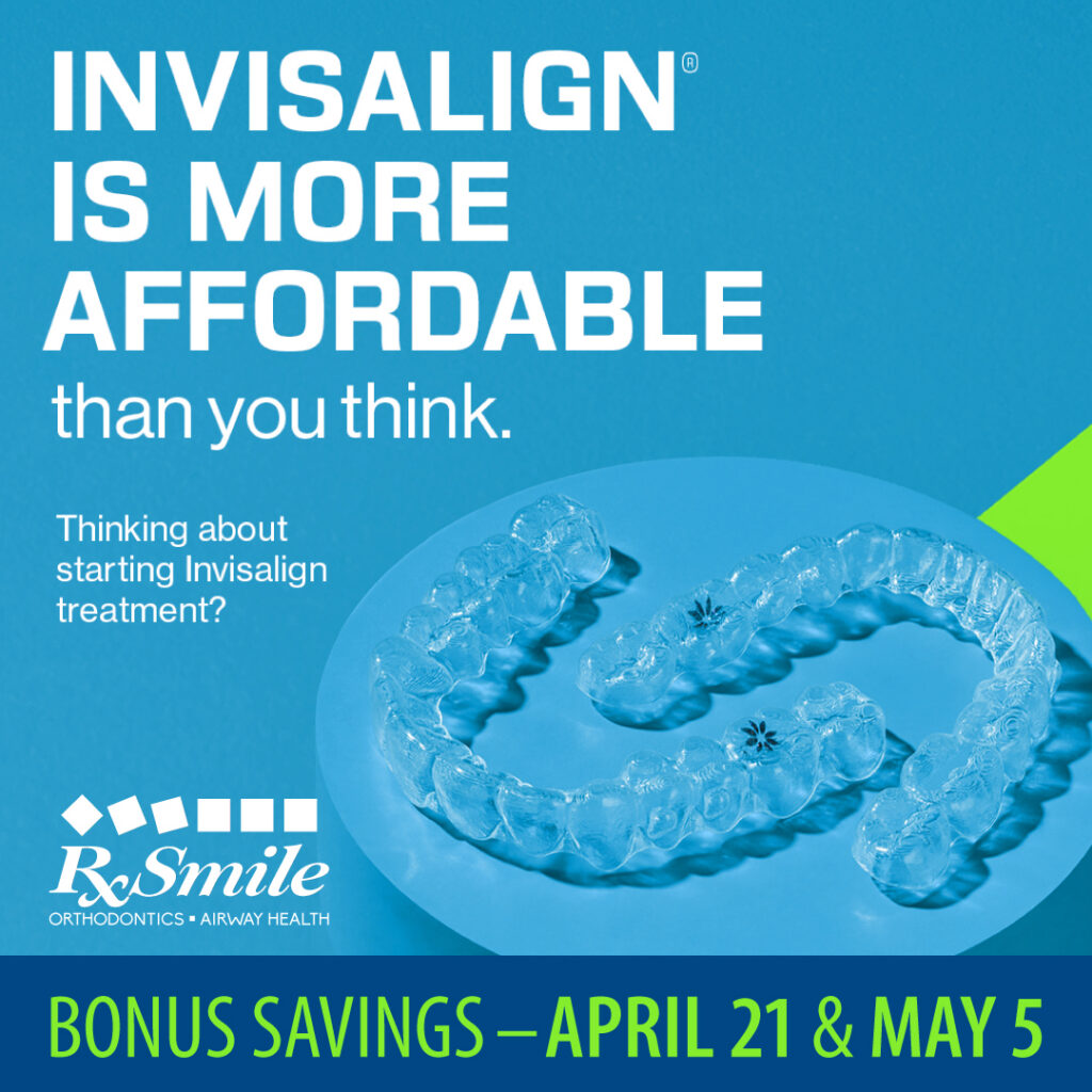 Invisalign Day BONUS Savings at RxSmile Frisco Orthodontics