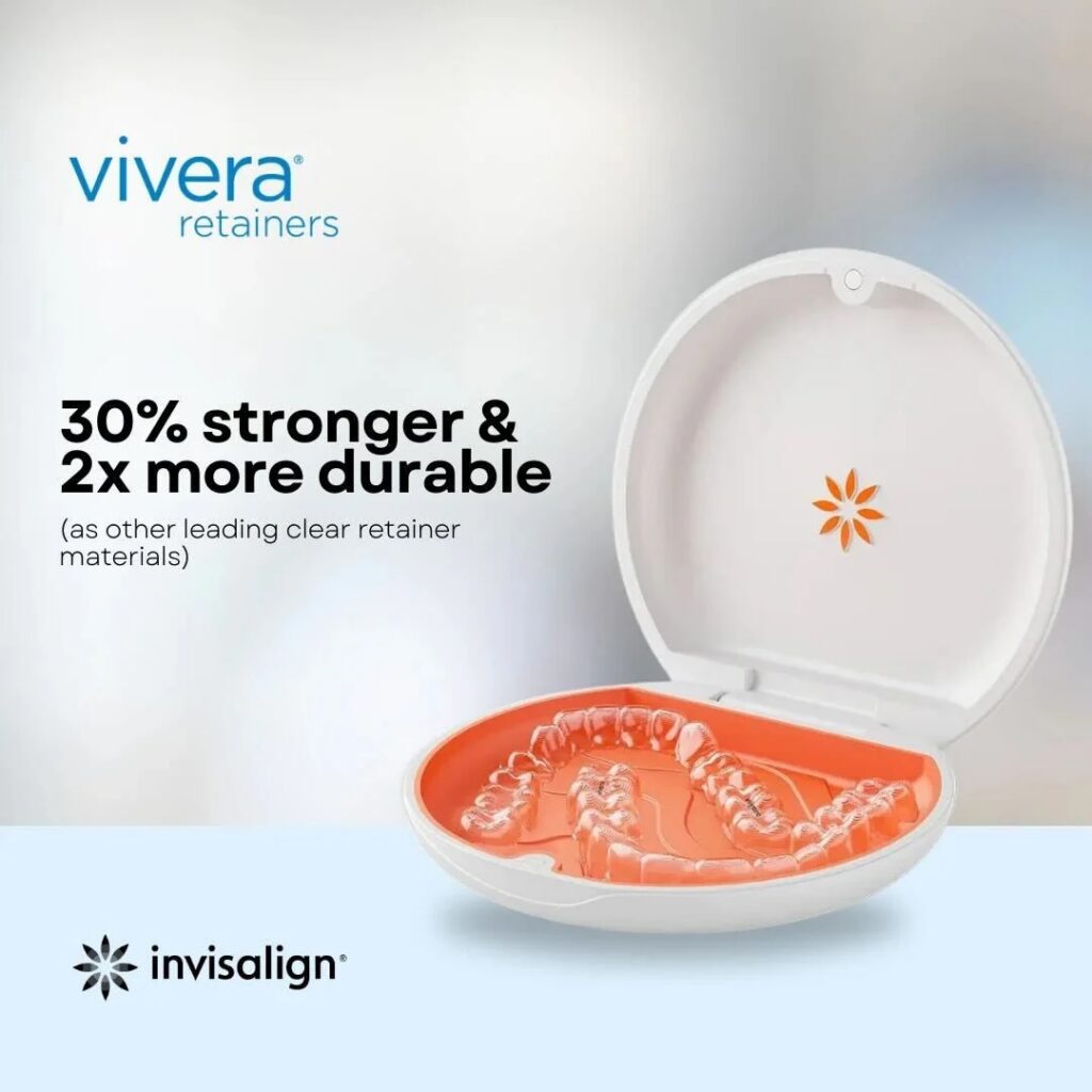 RxSmile Frisco Orthodontics uses Invisalign's Vivera Retainers to keep your new smile looking amazing!